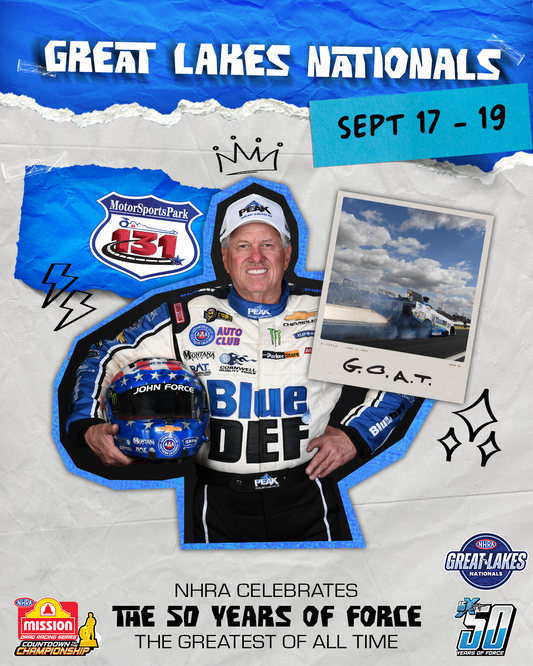 NHRA Great Lakes Nationals Returns to US 131 Motorsports Park in 2027
